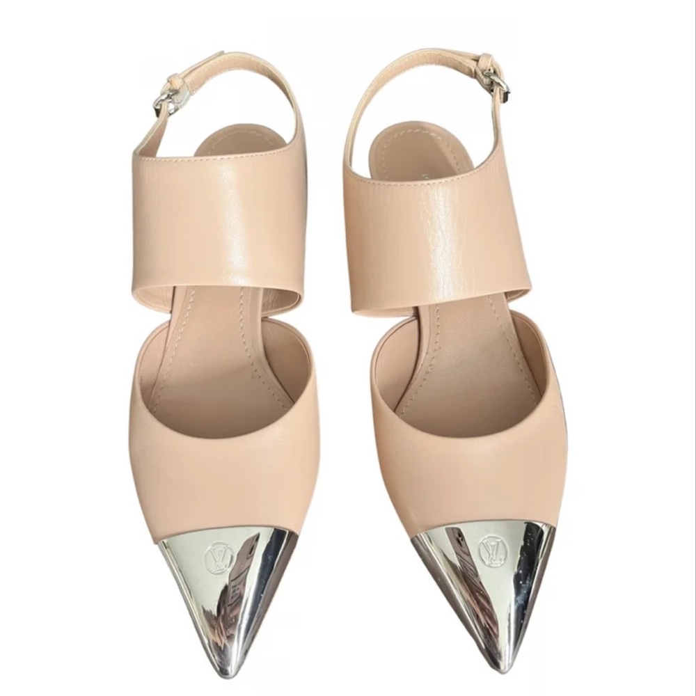 Louis Vuitton kitten heels- Authenticated